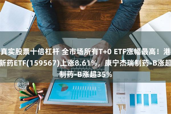 真实股票十倍杠杆 全市场所有T+0 ETF涨幅最高！港股创新药ETF(159567)上涨8.61%，康宁杰瑞制药-B涨超35%